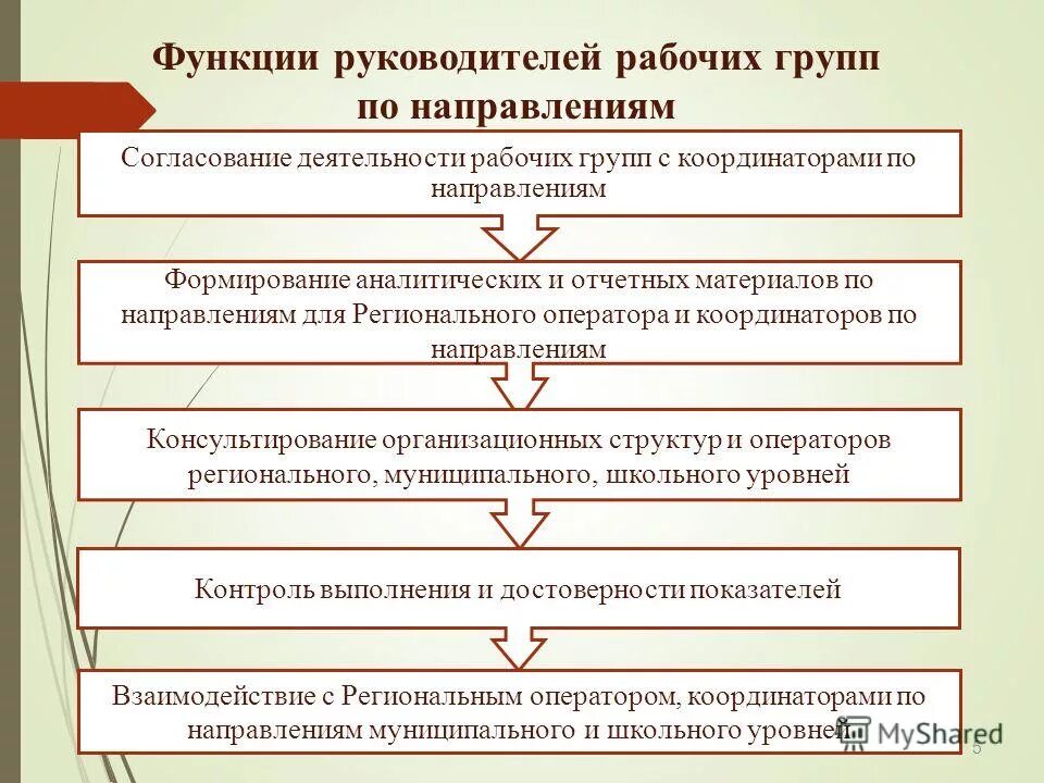 Функции руководящего органа