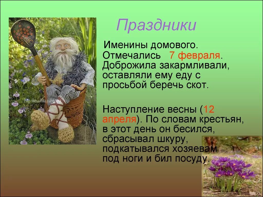 Именины домового. Презентация на тему Домовой. День домового. Презентация про домового для дошкольников.