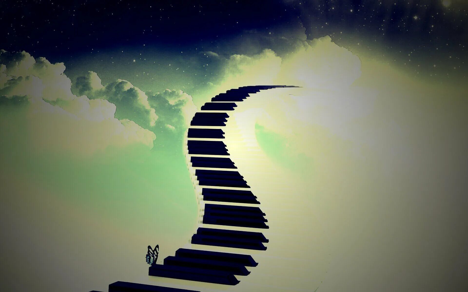 Лестница жизни кратко. Лестница в небо. Космическая лестница. Лестница в небеса картинки. Музыкальная лестница.