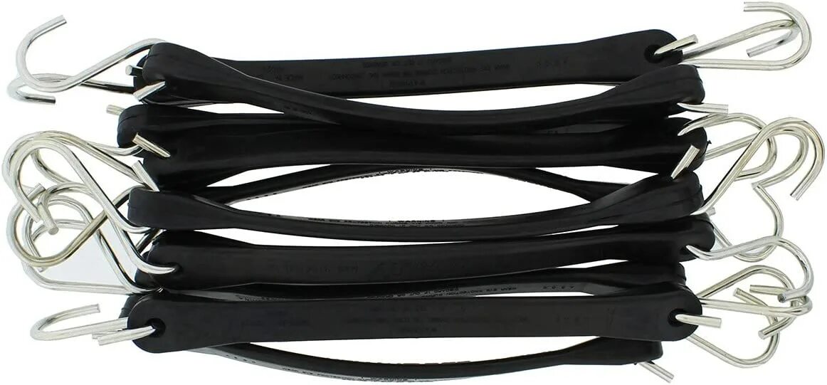 Стяжной шнур Kenmaster Bungee Cord. 10" EPDM Strap. EPDM Strap 15. Стяжка резиновая для груза 467010.