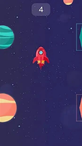 Flew into space. Flew into space