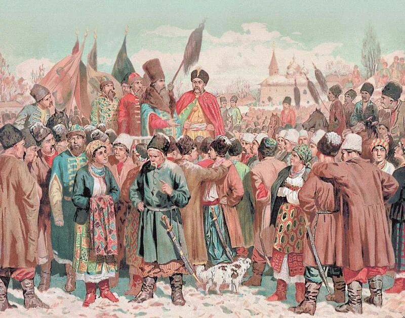 Кто создал переяславскую раду. Переяславская рада картина Кившенко.