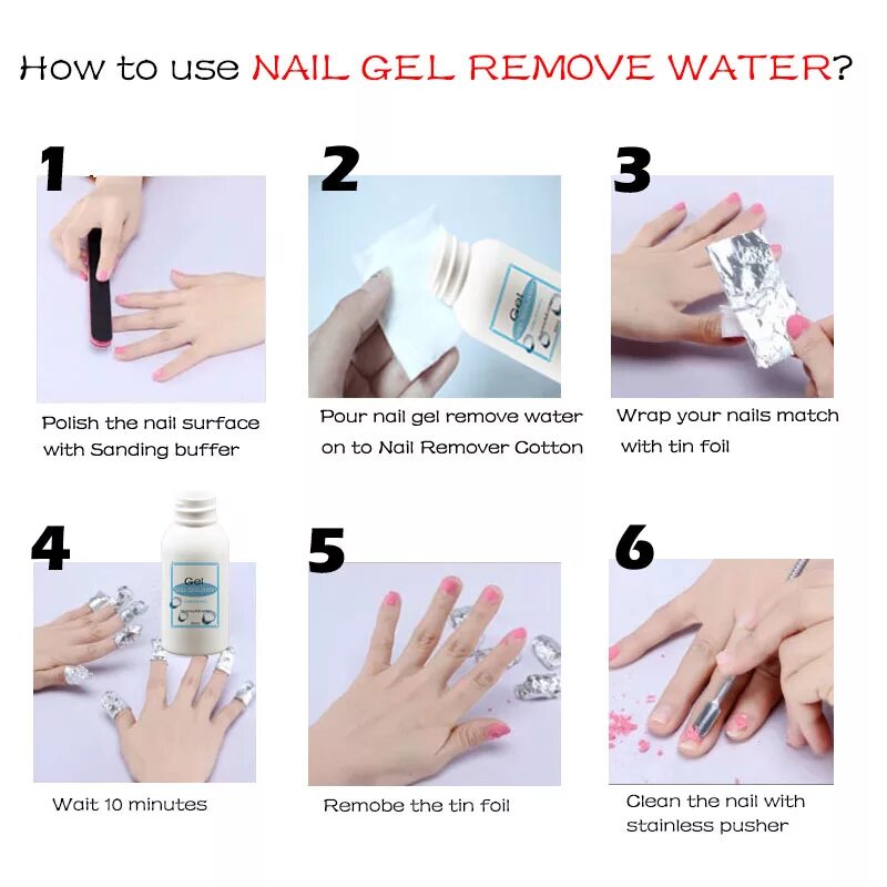 30ml Gel Remover Liquid Degreaser for UV Gel Varnish LED Nails Polish Cleaner Wa