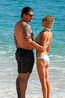 Christina Haack (Christina Anstead) - Spotted at the beach in Cabo San Luca...