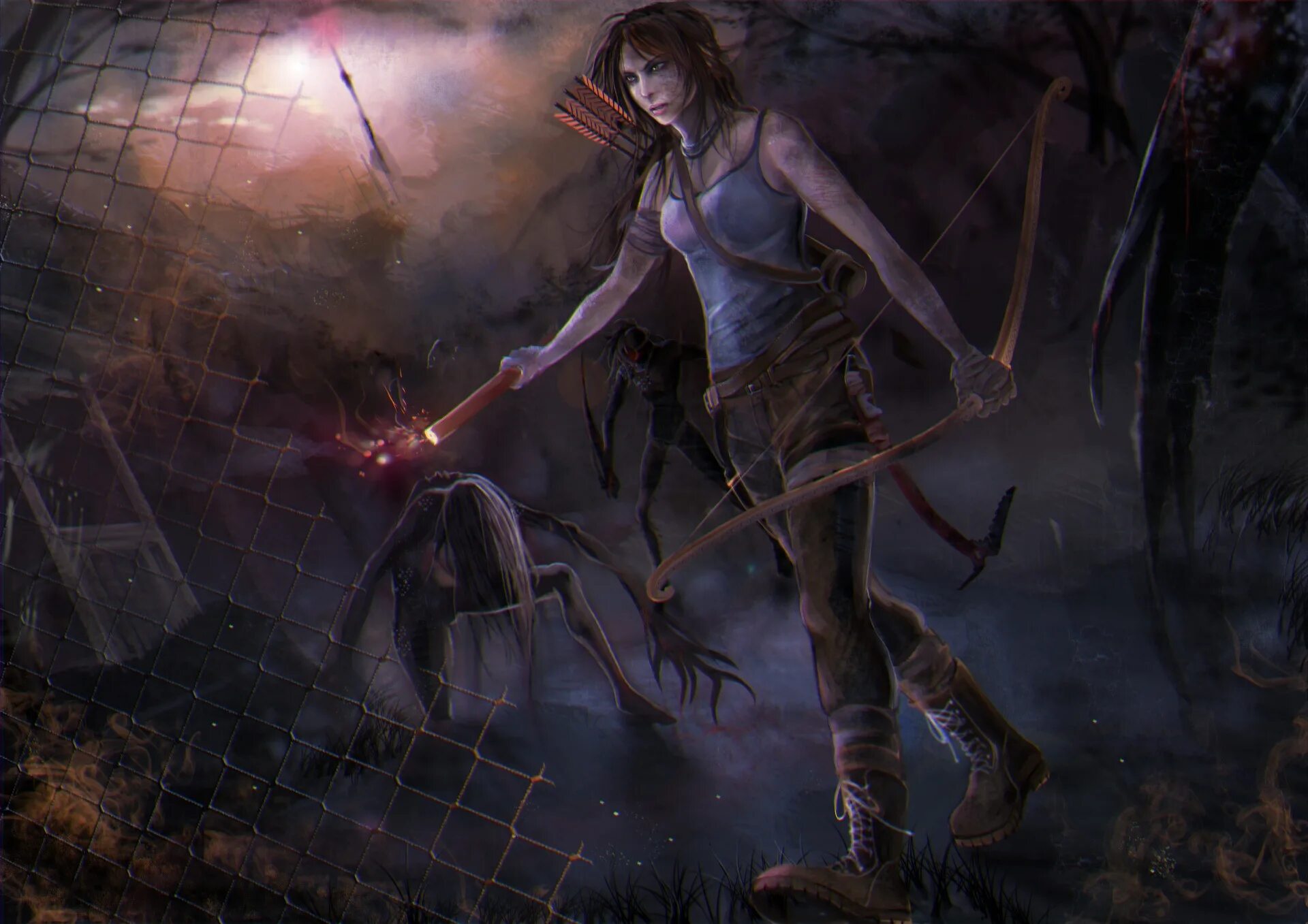 Щупальца 3д. Гермиона грейнджер ninjarti. Stjepan sejic lara croft. Лара крофт underworld чудовища. Лара крофт андерворлд монстры.