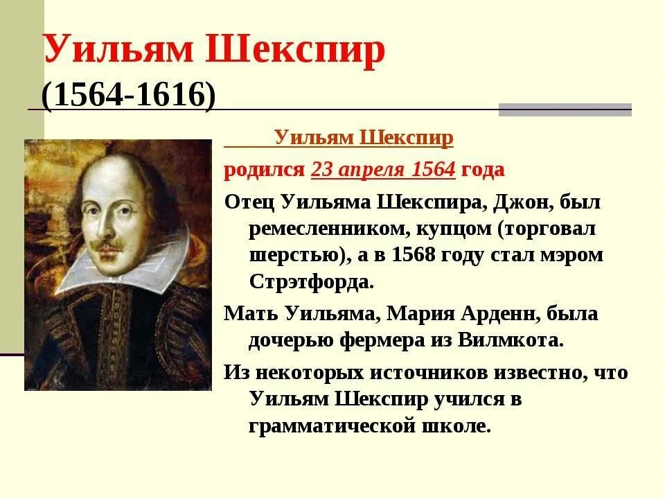 Мнения о шекспире