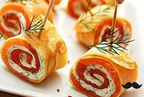 Рулетики из семги