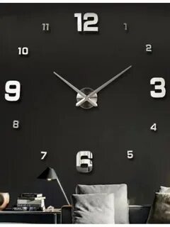 Как установить настенные 3д часы