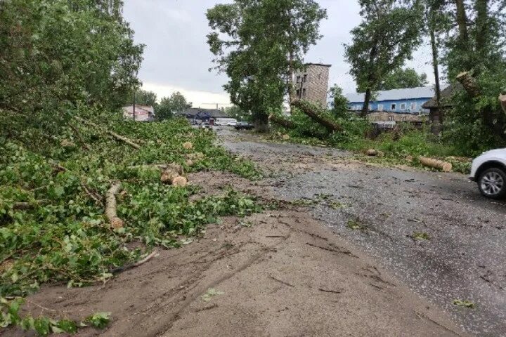 Беготня загорающих при налетевшей грозе 8