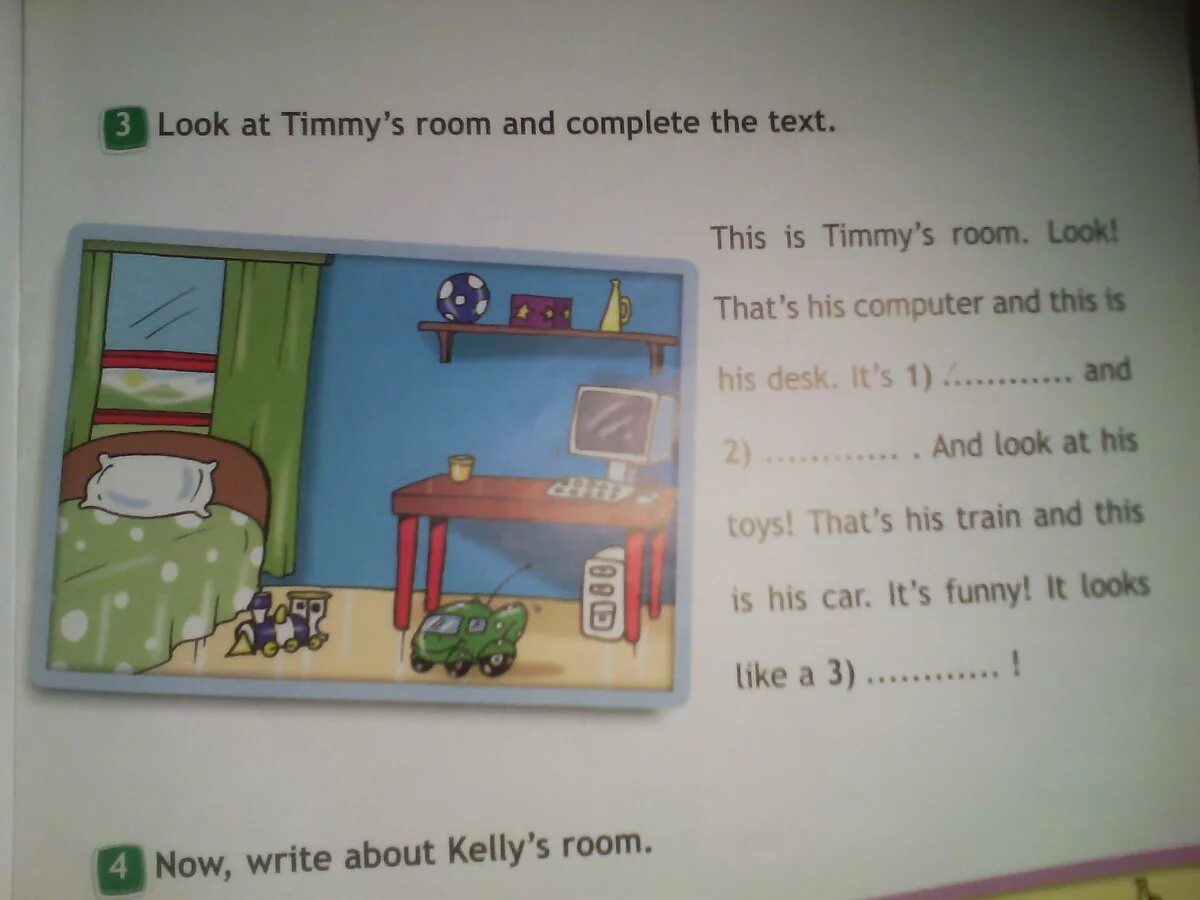 This is my friend wrote. My Room 3 класс английский язык. Look at Timmy’s Room and complete the text английский язык. Read and complete ответы. My Bedroom 3 класс задание.