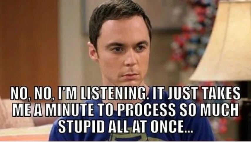 A person who thinks all the time Мем. Sheldon Cooper MBTI. Мем i see dumb people. And listen to me stupid Мем. See at once