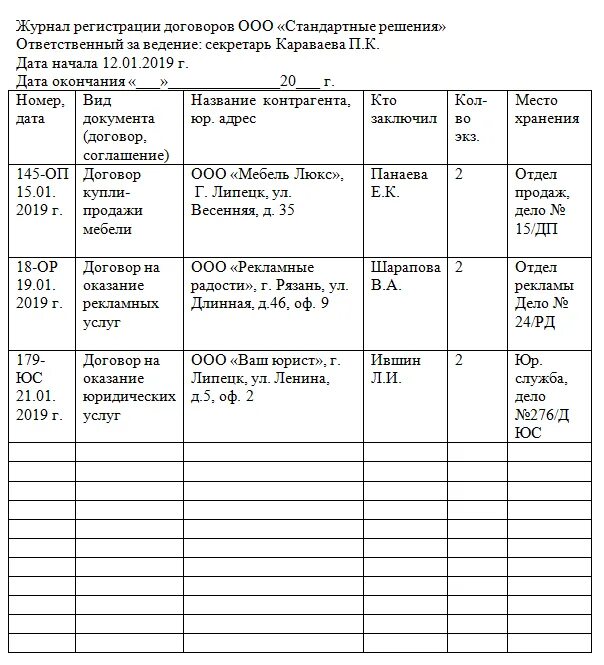 Учет договоров в учреждении. Пример заполнения журнала регистрации трудовых договоров. Составьте журнал регистрации трудовых договоров. Заполнение журнала регистрации трудовых договоров. Бланк учета договоров образец.