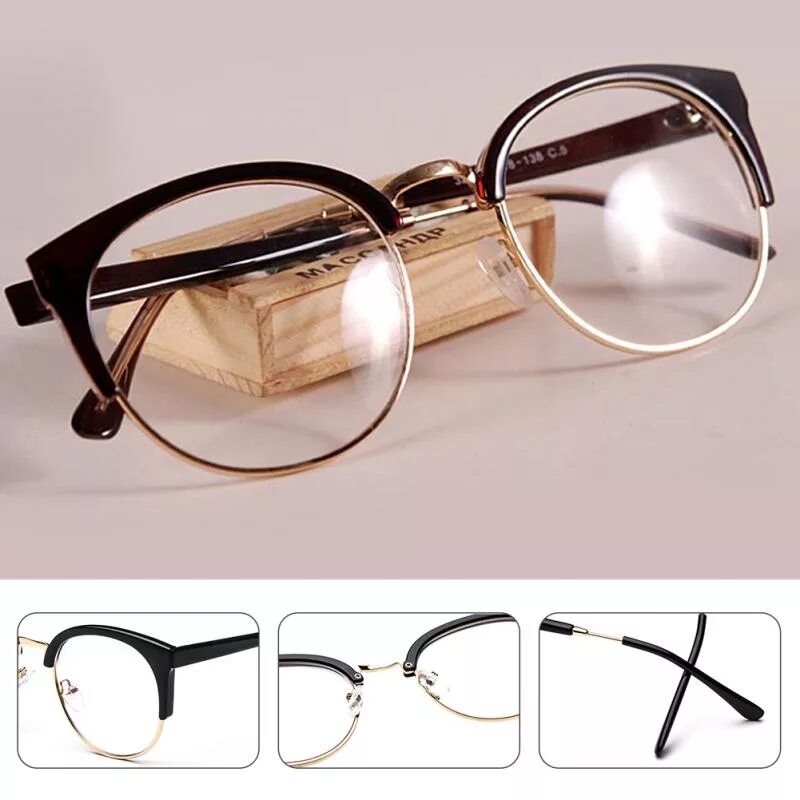 Очки с металлической оправой. Полукруглые очки для зрения. Очки в пластмассовой оправе. Пластиковая оправа для очков. Очки металлические купить