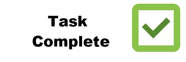 Task completed c