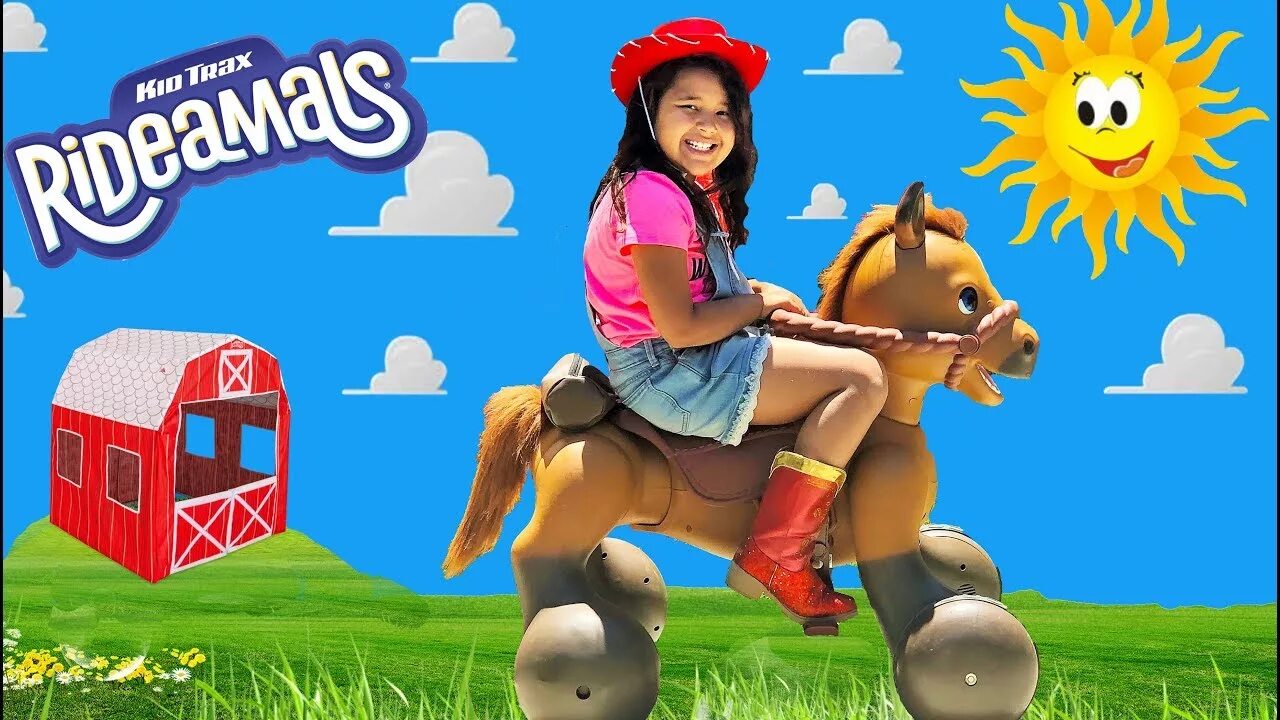 Lets do it ride it my pony. Riding toys : 12-volt rideamals scout pony interactive ride-. ride a pony. human horse pony rides challenge. diana and roma pretend play with ride on horse toy.
