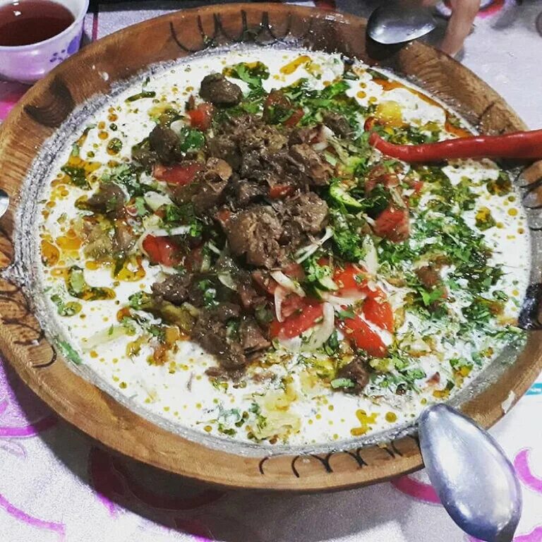 Курутоб С Мясом.Курутоб Таджикская Национальная Блюдо - YouTube