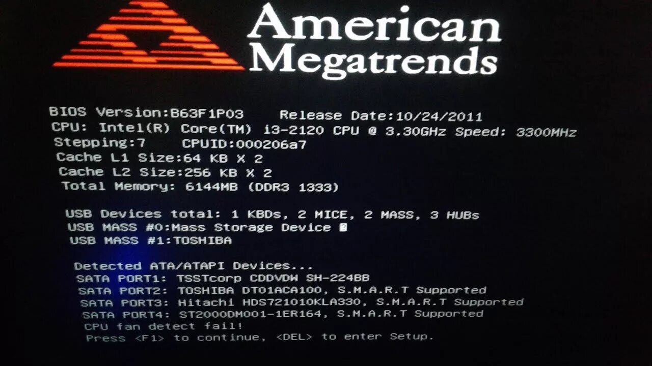 Биос CPU Fan Error. BIOS American MEGATRENDS версии. Press f1. Экран биоса American MEGATRENDS. Press del to run