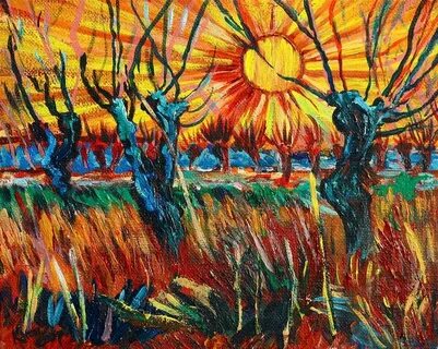 Винсент ван гог закат