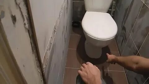 Установка унитаза на плитку