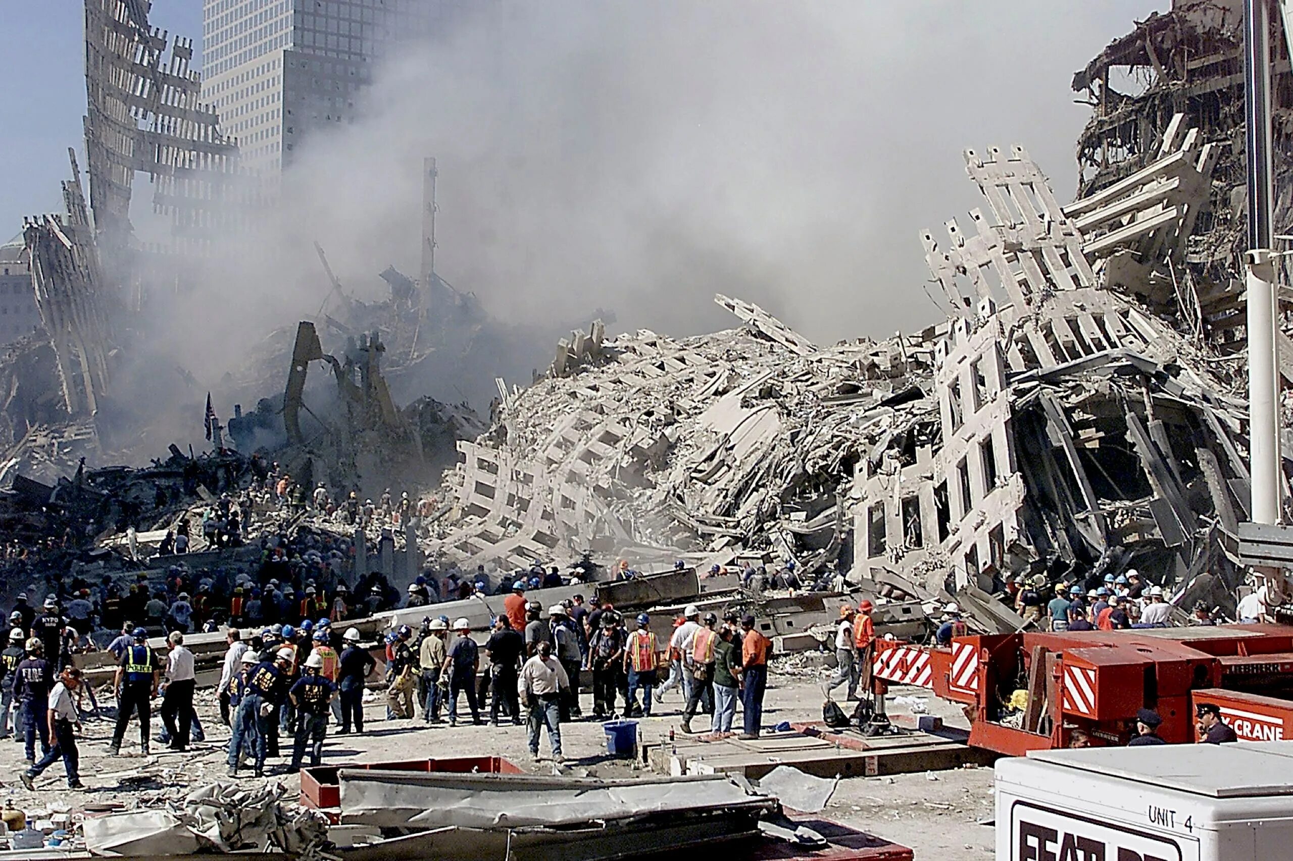 Башни-Близнецы 11 сентября 2001.