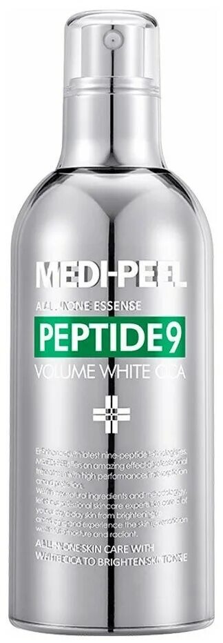 Кислородная эссенция с центеллой Medi-Peel Peptide 9 Volume White cica Essence, 100мл. Medi-Peel Peptide 9 Volume White cica Essence (100ml). Medi-Peel Volume Essence Peptide 9 эссенция для лица, 100 мл. Medi-Peel Peptide 9 Volume Essence (100ml).