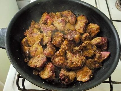 Как долго жарить печень