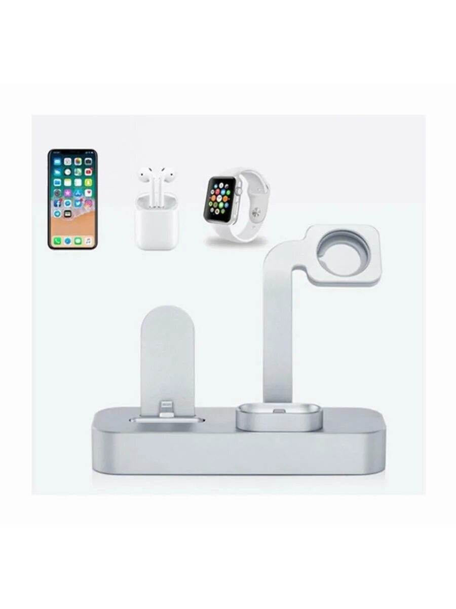 Док станция COTEETCI Base 19. Док станция 3 в 1 Apple. Док-станция для iphone и Apple watch и AIRPODS. Док станция для зарядки Apple. Станция для часов наушников и часов