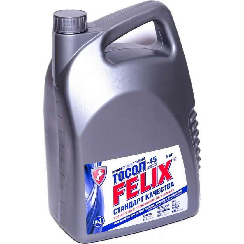 Тосол 5 л. Тосол felix-45 стандарт 3кг. тосол &quot;felix-45 стандарт&quot;, 1 л. felix тосол felix -45 10л. тосол felix -45 / 430206045.