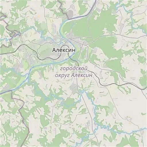 Алексин карта маршрут