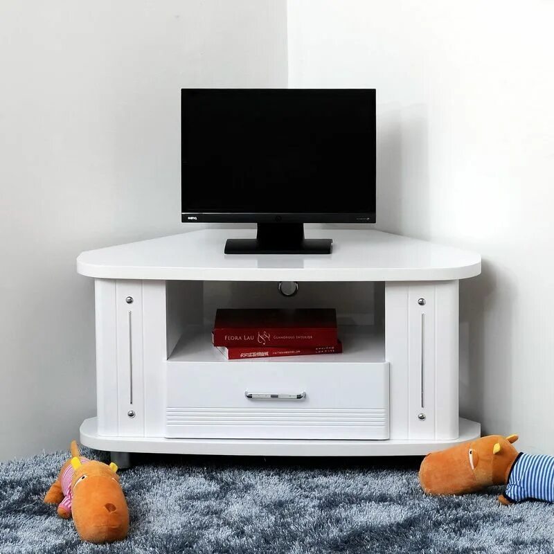 Вайт Корнер. End of Bed TV Stand. Small Television.