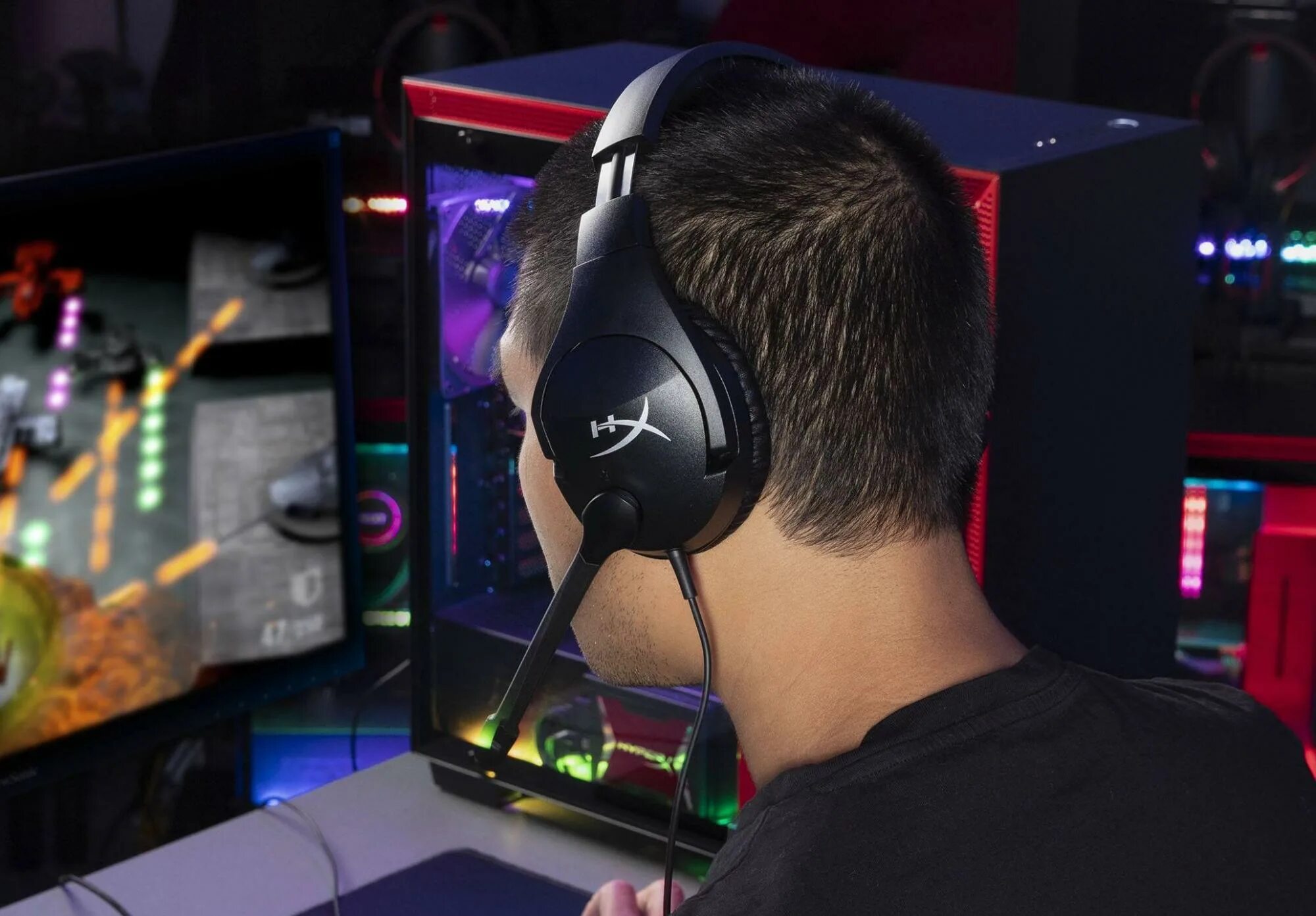 Hyperx cloud stinger s. Игровые наушники hyperx cloud stinger s (hhss1s-aa-bkg). hyperx cloud stinger s 7.1. виртуальный звук.