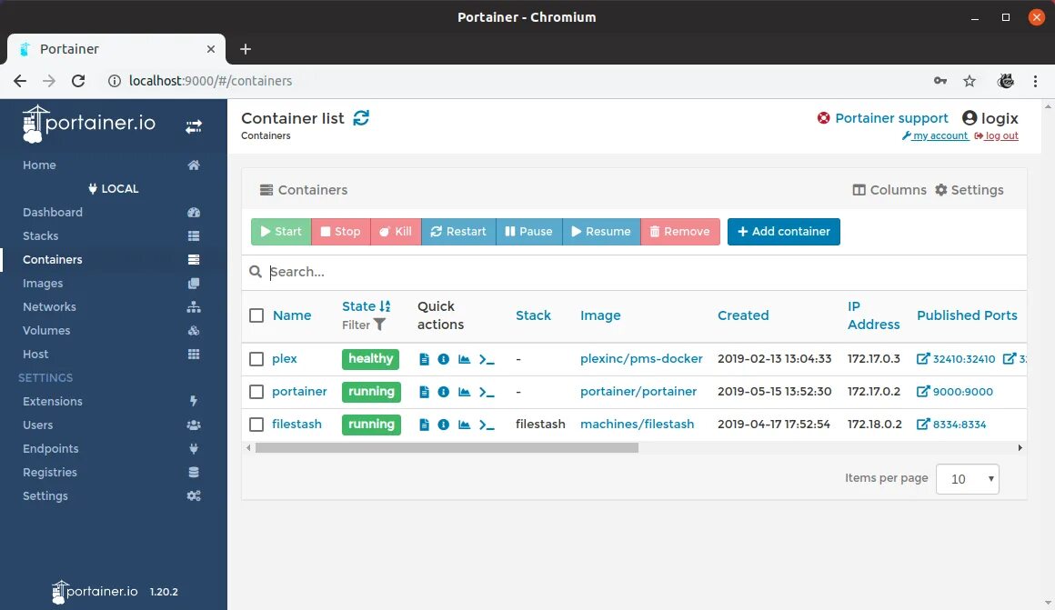 Docker admin. Portainer. управление docker через web. docker интерфейс. docker web ui.