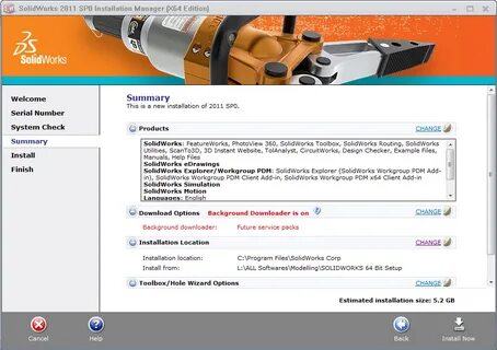 Установка solidworks