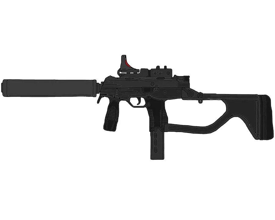 Штайр ТМП. Steyr-83000а. Tmp с глушителем. Tmp png