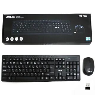 Клавиатура и мышь беспроводные asus