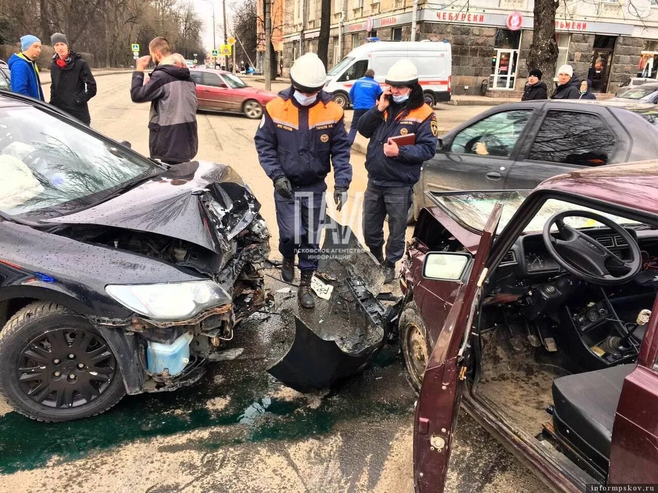 ДТП Великий Новгород Псков 17.10.2022.