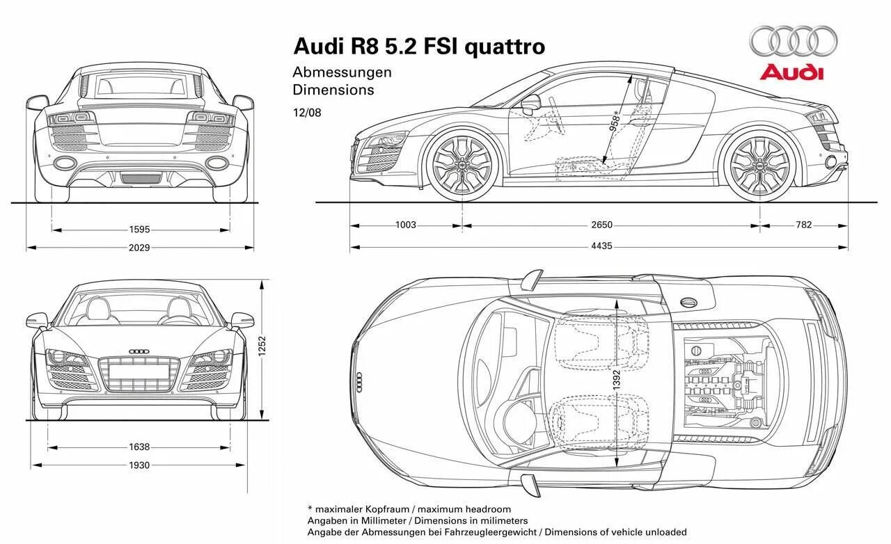 Габариты ауди. Ауди ТТ 2001 блюпринт чертеж. Audi r8 v10 чертежи. Audi TT 1998 Blueprint. Ауди ТТ 2006 чертежи.