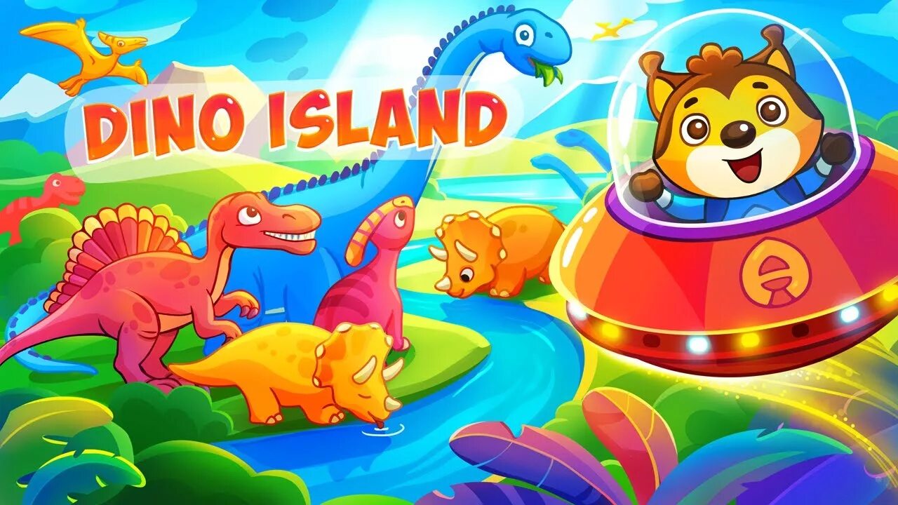 Динозавр учит играть. Развивающие игры динозаврики. познавательная игра с динозаврами. игры с динозаврами для детей. остров динозавров для ребенка.