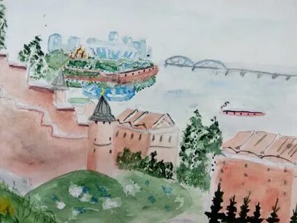 Как нарисовать нижний новгород