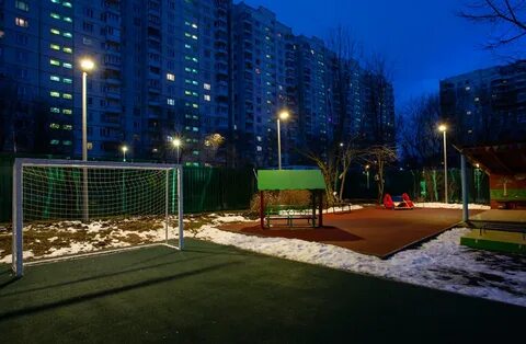 Освещение территории детского сада
