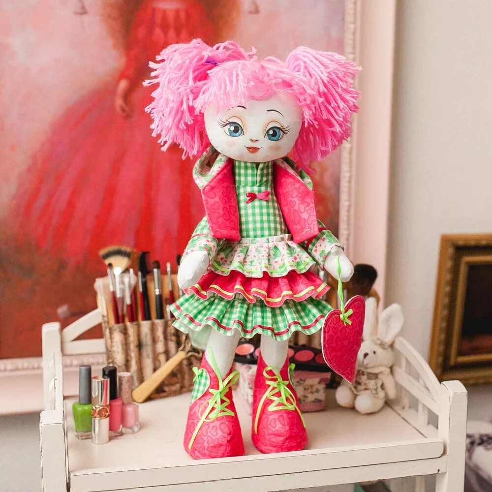 Текстильные каркасные куклы. Набор для шитья куклы. Куклы милашки. Набор для изготовления каркасной текстильной куклы Nova Sloboda.