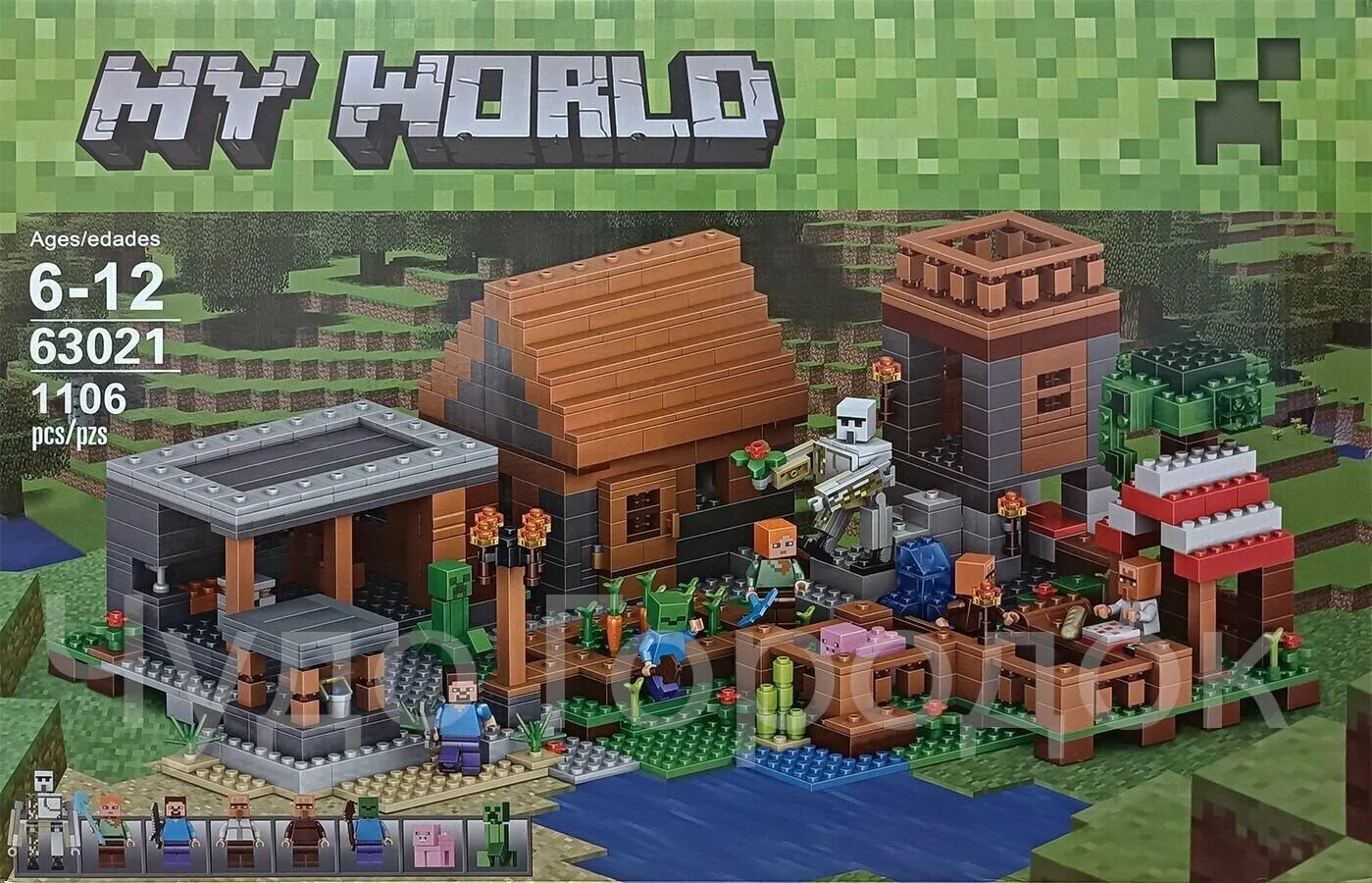 Minecraft my world наборы. конструктор майнкрафт аванпост разбойников. конструктор lele (prck) my world 33163 большая компания стива. лего майнкрафт арбузная ферма. конструктор lele prck my world большая деревня.