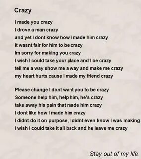 Me and my life text