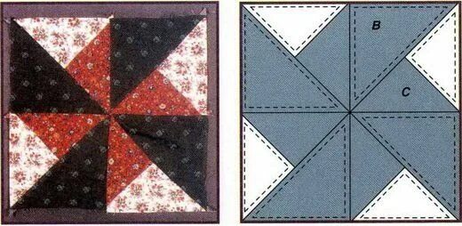 Пэчворк схемы блоки мастер класс Pin de Marie Harper em Quilting frames