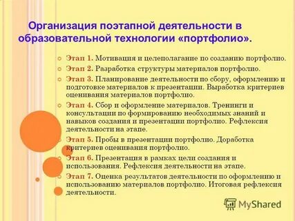 Методических рекомендаций учебной деятельности