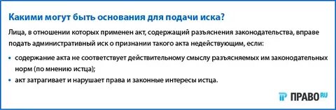 Срок оспаривания нормативного правового акта