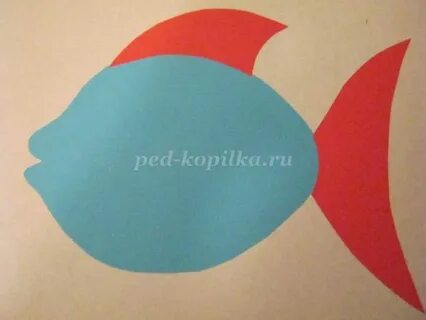 Золотая рыбка из бумаги