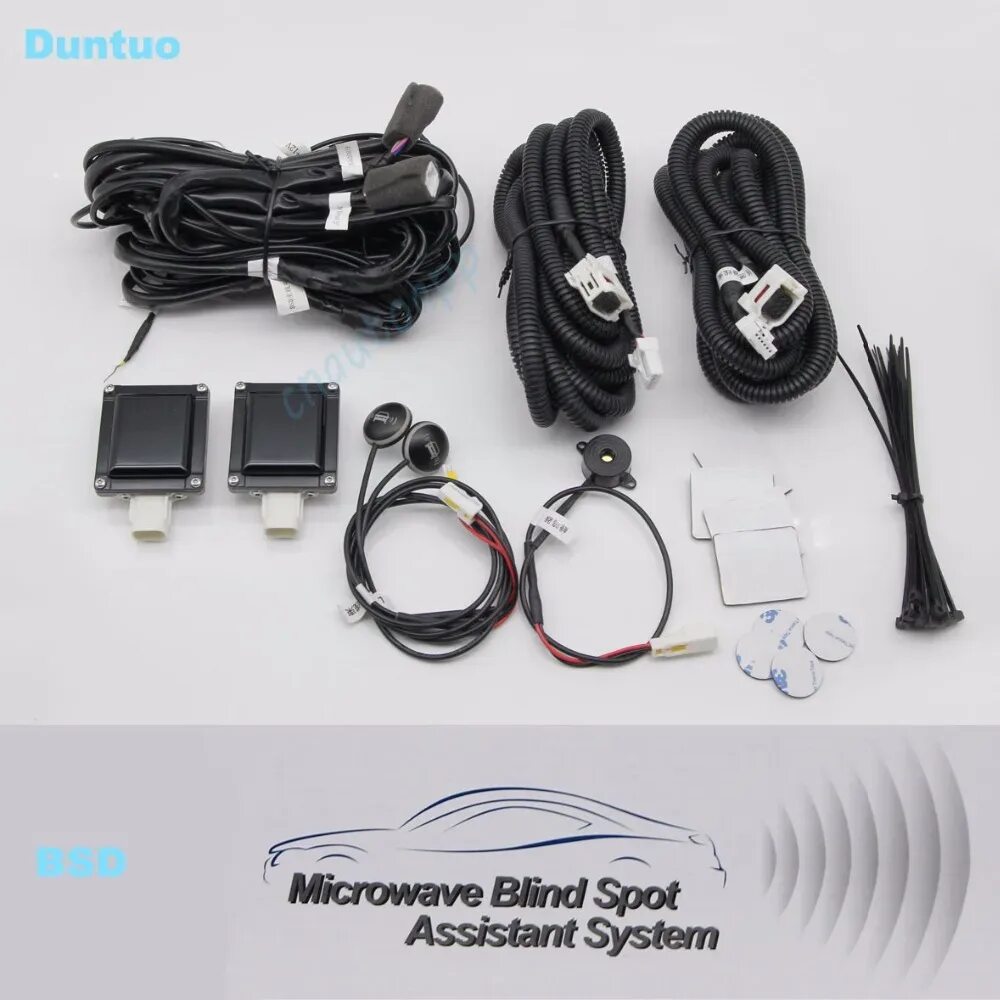 Blind system. Микроволновой радар для автомобилей (bsd). подключение bsd на автомобиль. blind spot assistant warning alarm.
