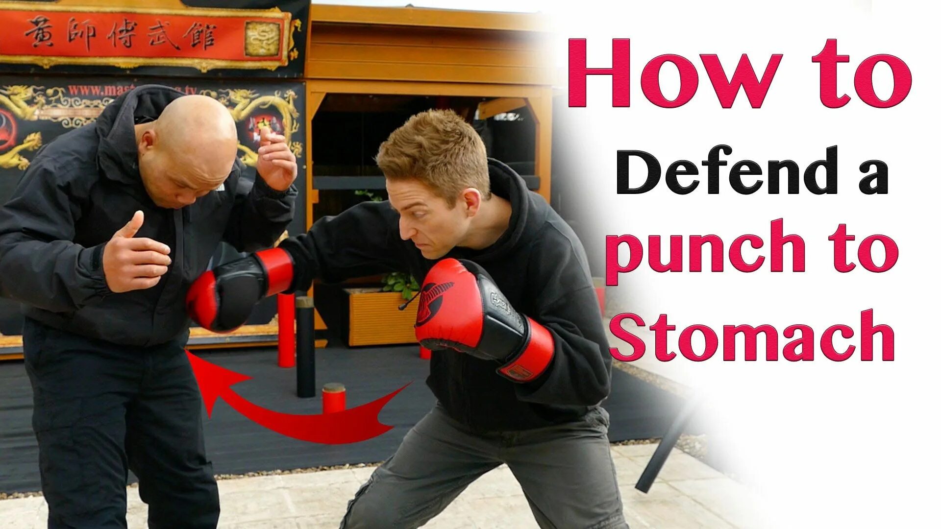 Go for a punch. How to punch.