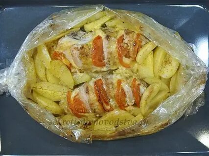 Куриное филе в рукаве